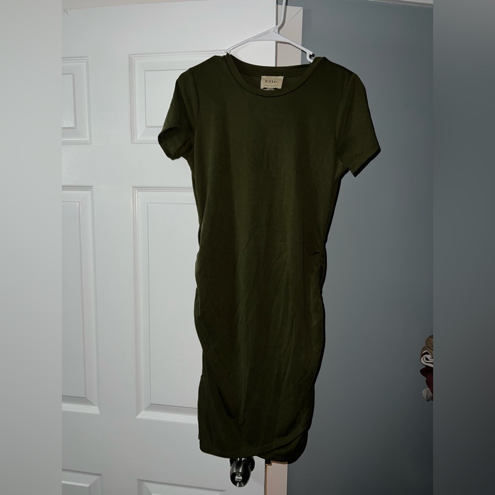 Elie Tahari Green T-Shirt Dress